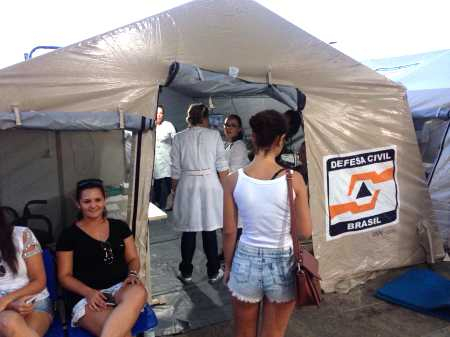 Hospital de Campanha do Carnanal em Nagevegante atende 152 pessoas